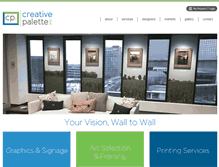 Tablet Screenshot of creativepaletteinc.com